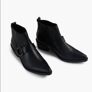 Sustainable Leather Western Boots NIB - Able Size 9 - Pointed Toe Harness